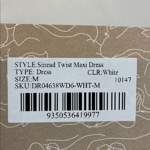 Meshki NWT Sinead Twist Maxi Dress in White Size M Bridal Special Occasion Sexy - Picture 13 of 15